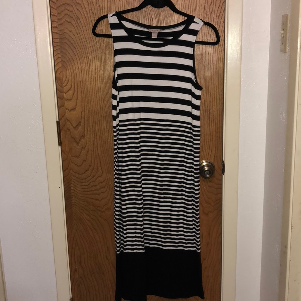 ann taylor loft stripe dress
